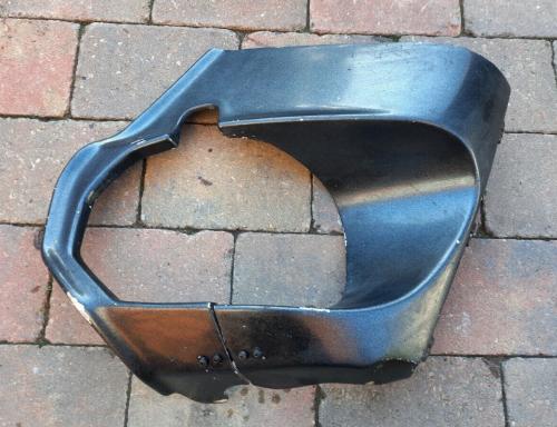 BMW R80RT, R100RT, R100RS Lower Right Fairing Panel Split Type No Crashbars!